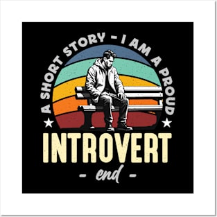 Introvert A Short Story I Am Introverted Person Posters and Art